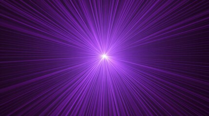 A vibrant purple burst of light radiating outward, creating a dynamic visual effect.