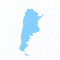 Mapa de Argentina Ilustrado © Delfina