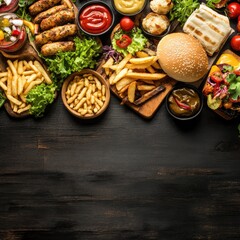 Food Flyer Design with Copy Space