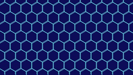 Hexagon Geometric Seamless Pattern. Hexagonal abstract  background 