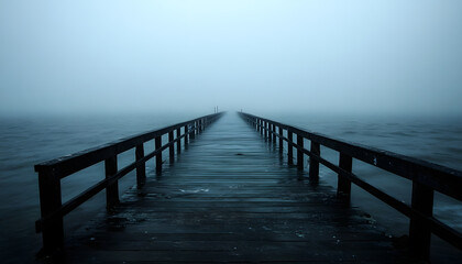 Fototapeta premium rainy day scene wallpaper