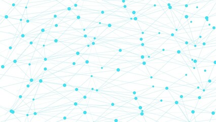 Obraz premium Digital technology background. Network connection dots and lines. Futuristic background.
