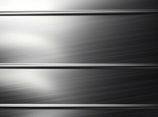 Abstract Brushed Metal Surface with Horizontal Lines