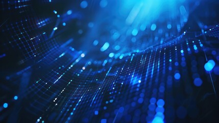 Abstract Digital Network and Technology Background