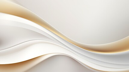 Abstract background with gold and white wavy lines.