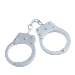 Handcuff 3D Icon Illustration