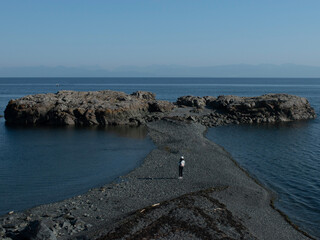 view of the coast of the sea