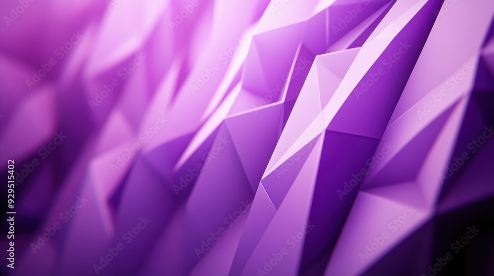 Wall mural a vibrant, abstract purple geometric pattern with sharp angles and facets.