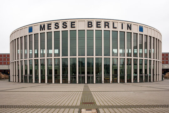 Berlin, Germany - December 8, 2008: Messe Berlin, Trade Fair Center Exhibition Grounds
