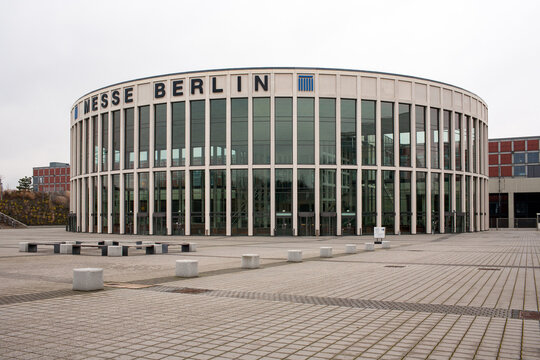 Berlin, Germany - December 8, 2008: Messe Berlin, Trade Fair Center Exhibition Grounds