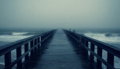 Obraz premium rainy day scene wallpaper