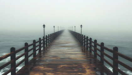 Fototapeta premium rainy day scene wallpaper