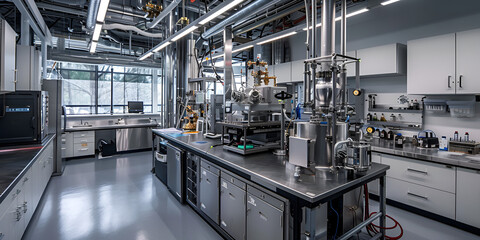 Biotech Laboratory: Advanced Research and Development Facility | Cutting-Edge Equipment for Biotechnological Innovation, Bulk drug manufacturing facility producing active pharmaceutical ingredients