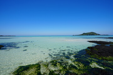 clear water and sparkling ripples