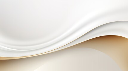 Abstract background with white and golden curves.