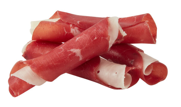 Ham Slami Sliced cut out isolated transparent background