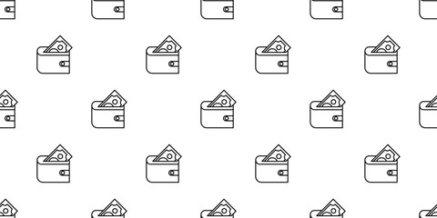 Money wallet pattern drawing artline