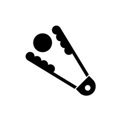 tongs concept line icon. Simple element illustration. tongs concept outline symbol design.