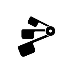 measuring spoon concept line icon. Simple element illustration. measuring spoon concept outline symbol design.