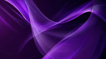 Abstract purple waves creating a dynamic and fluid visual effect.