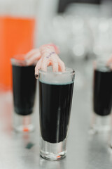 bebida de decoración para halloween