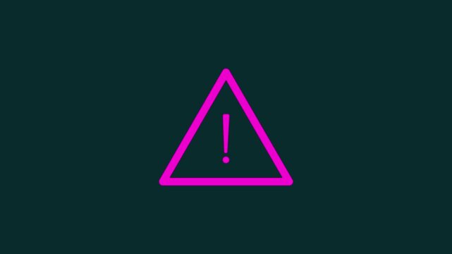 A bold, yellow equilateral triangle with a black exclamation mark centered inside. The triangle's bright color and sharp lines signal caution or alert, commonly used for warnings or hazards.






