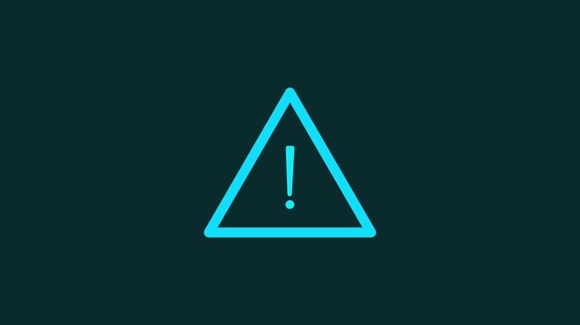 A bold, yellow equilateral triangle with a black exclamation mark centered inside. The triangle's bright color and sharp lines signal caution or alert, commonly used for warnings or hazards.






