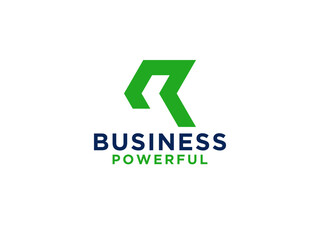 Geometric Origami Arrows Initial Letter R Logo. Usable for Business, Real Estate, Architecture and Building Logos.
