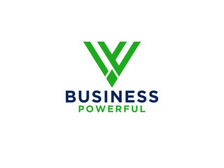 Letter W Construction Architecture Building Logo.