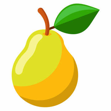 recommend clip art: Pear cartoon isolated on white, pear vector illustration, pear vector art, pear silhouette, food icon, pears line art, eps
                    