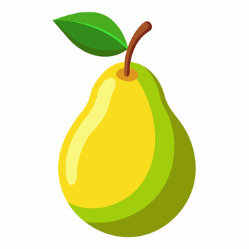 recommend clip art: Pear cartoon isolated on white, pear vector illustration, pear vector art, pear silhouette, food icon, pears line art, eps
                    