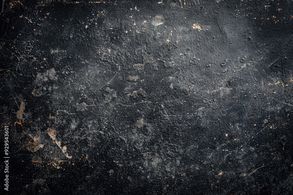 Aufkleber a close-up shot of a black wall featuring a clock, suitable for use in backgrounds or as a design el