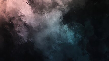 Abstract smoky texture with a gradient of colors, creating a moody atmosphere.