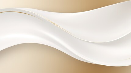 Abstract white and beige background with a golden line.