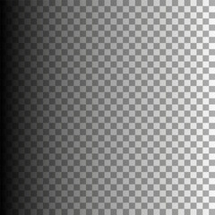 Checkerboard gradient background. Black to white transition. Smooth shading from left to right. Transparent grid style.