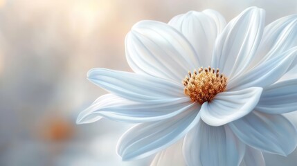 Fototapeta premium White flower background, Bright color