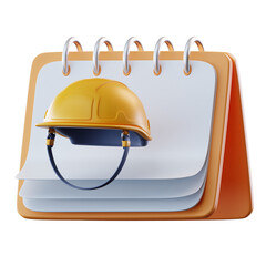  3D Illustration Labor Day Date