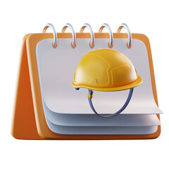  3D Illustration Labor Day Date