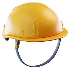3D Illustration Safety Helmet