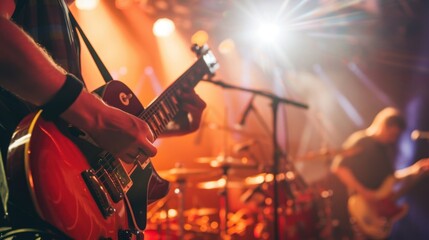 Obraz premium Attend a Local Festival: Visit local evening festivals with live music, food vendors, and various forms of entertainment, offering a lively and enjoyable way to spend your evening. 