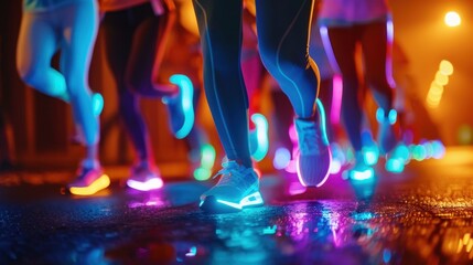 Night Run or Walk: Sign up for a local night run or walk, complete with glow sticks and reflective gear, to experience an exciting and active night out.
