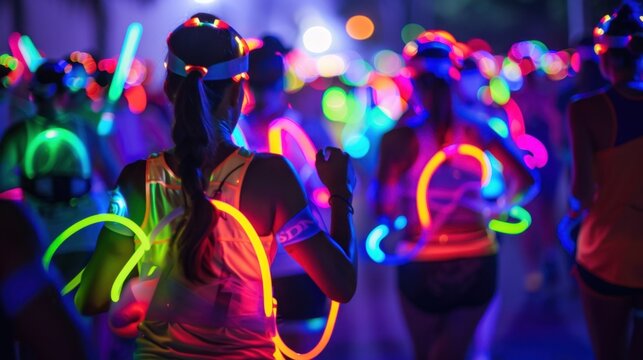 Night Run or Walk: Experience a night run or walk event with your community, enhanced by glow sticks and reflective gear, making for a vibrant and active evening.
