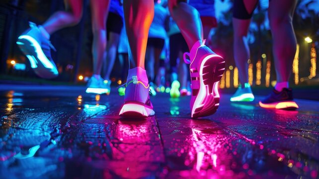 Night Run or Walk: Take part in a night run or walk event with your community, equipped with glow sticks and reflective gear, for an energetic and enjoyable evening.
