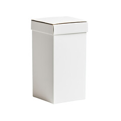 White Cardboard Box Mockup