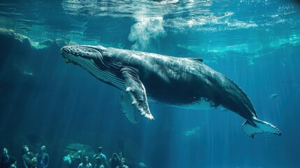 Fototapeta premium Zoo or Aquarium Visit: Spend your afternoon at a zoo or aquarium. Observe animals and marine life, and learn about various species and their habitats. 