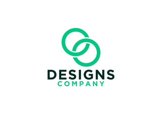 Abstract Square Linked Business Logo