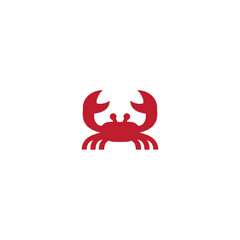 crab vector illustration for an icon,symbol or logo. crab template logo