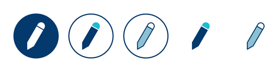 Pencil icon vector isolated on white background. Pencil vector icon