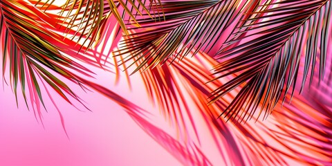 Obraz premium palm tree leaves