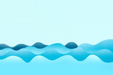 Abstract Sea Wave Background - Illustration Design